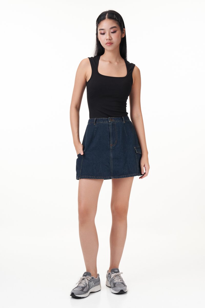 Ivan Denim Pocket Skorts