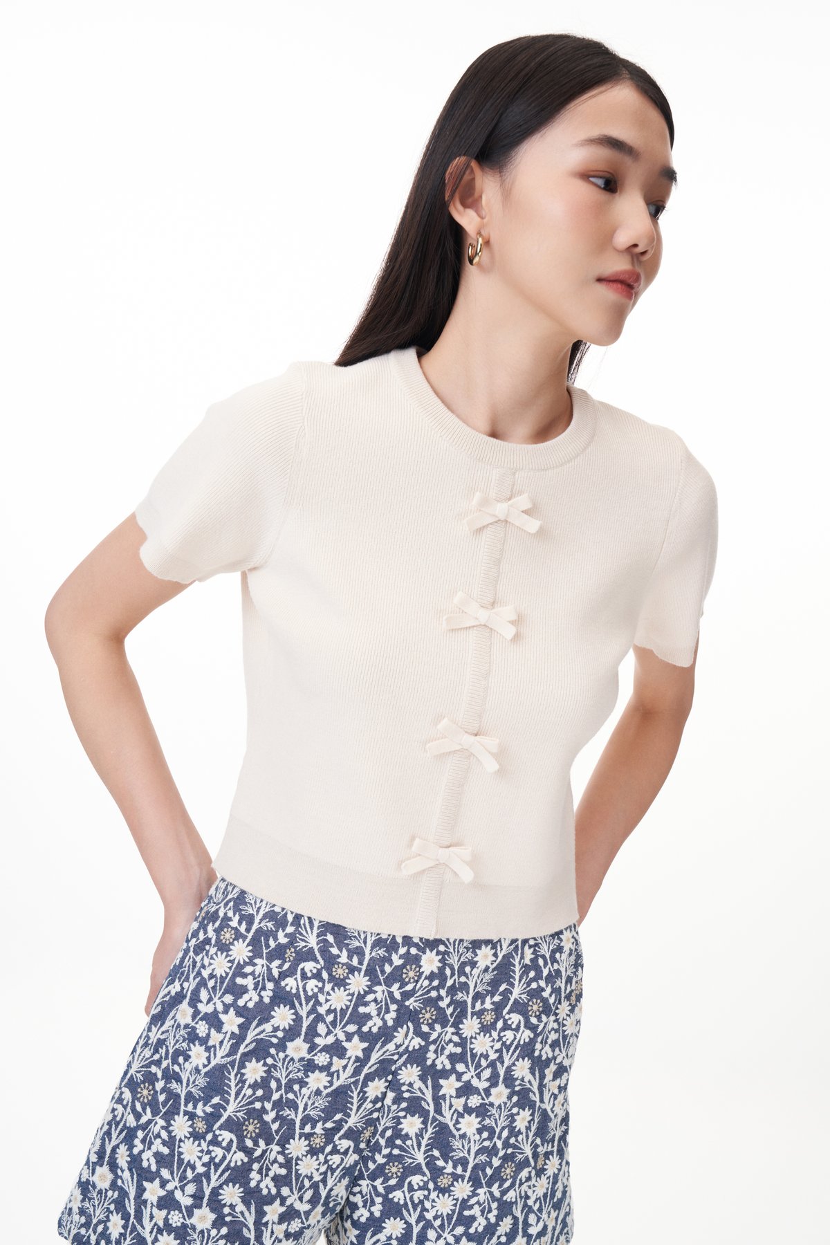 Aldina Ribbon Knit Top