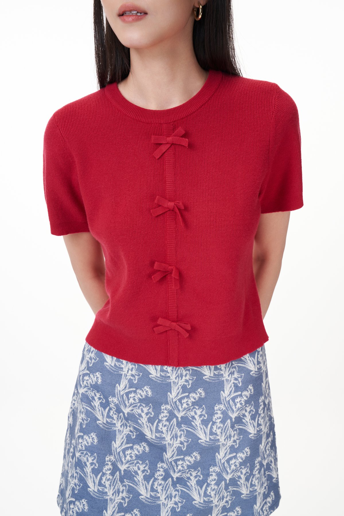 最高品質の Aldina Ribbon Lover Closet The | Top Knit トップス