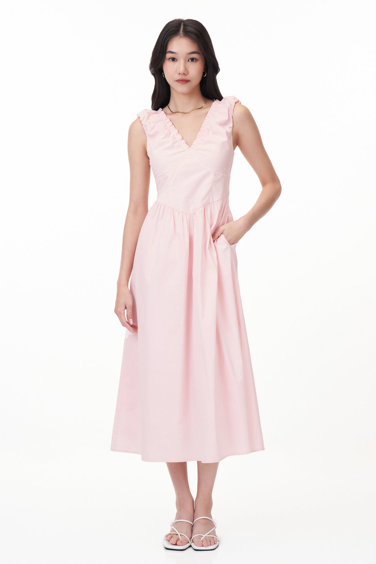 Ciera Padded Ruched Dress