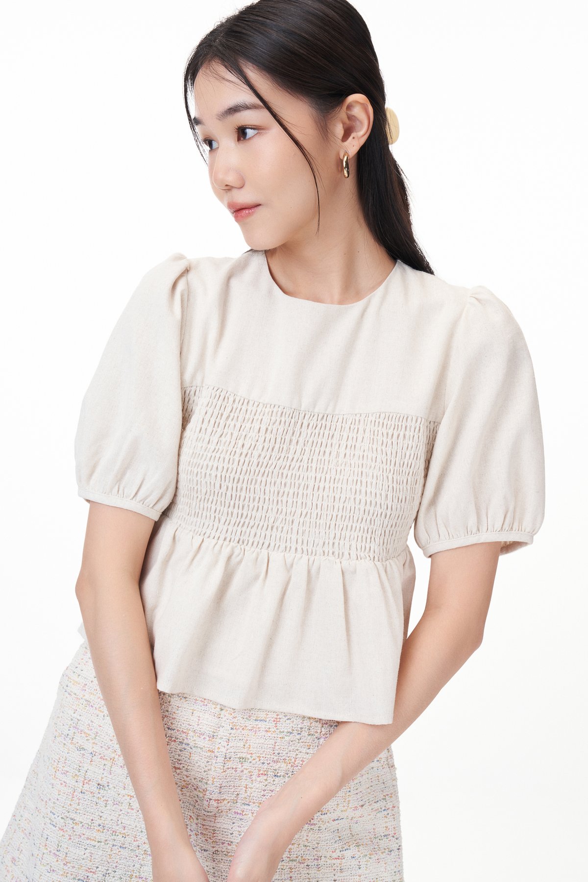 Keson Smocked Top