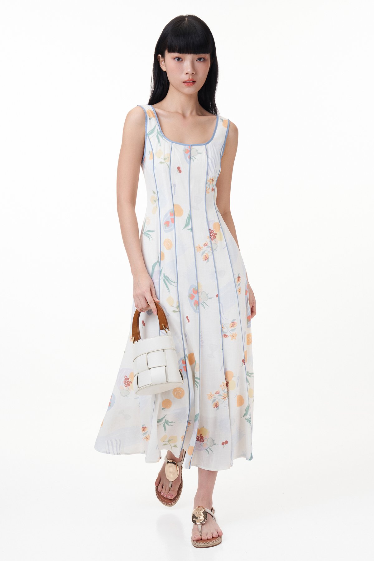 Khlole Contrast Trim Dress