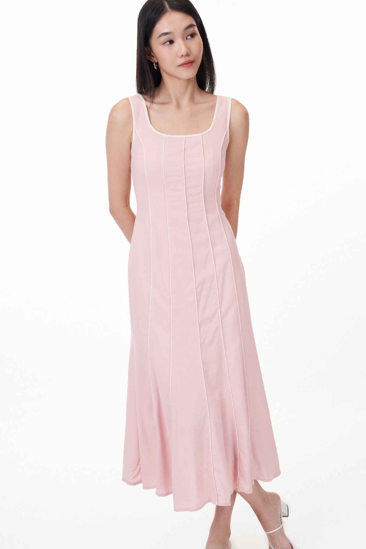 Khlole Contrast Trim Dress