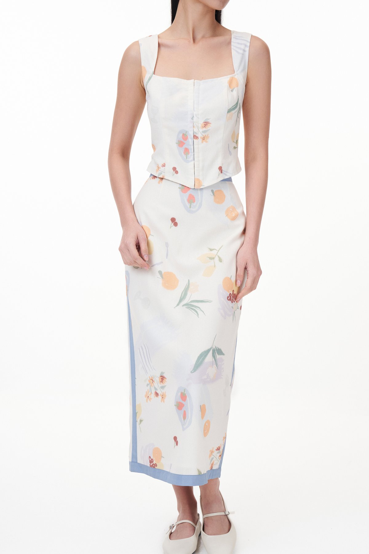 Lio Contrast Trim Skirt