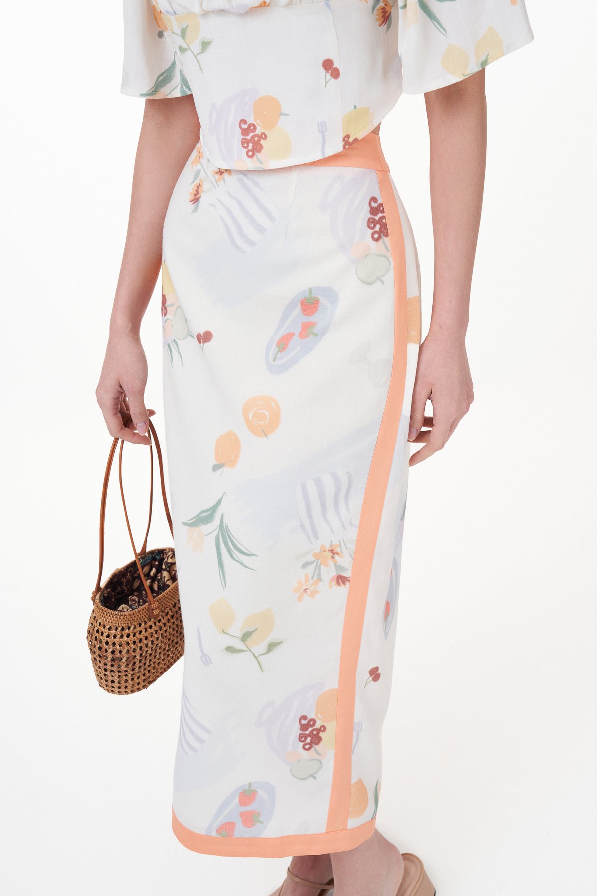 Lio Contrast Trim Skirt