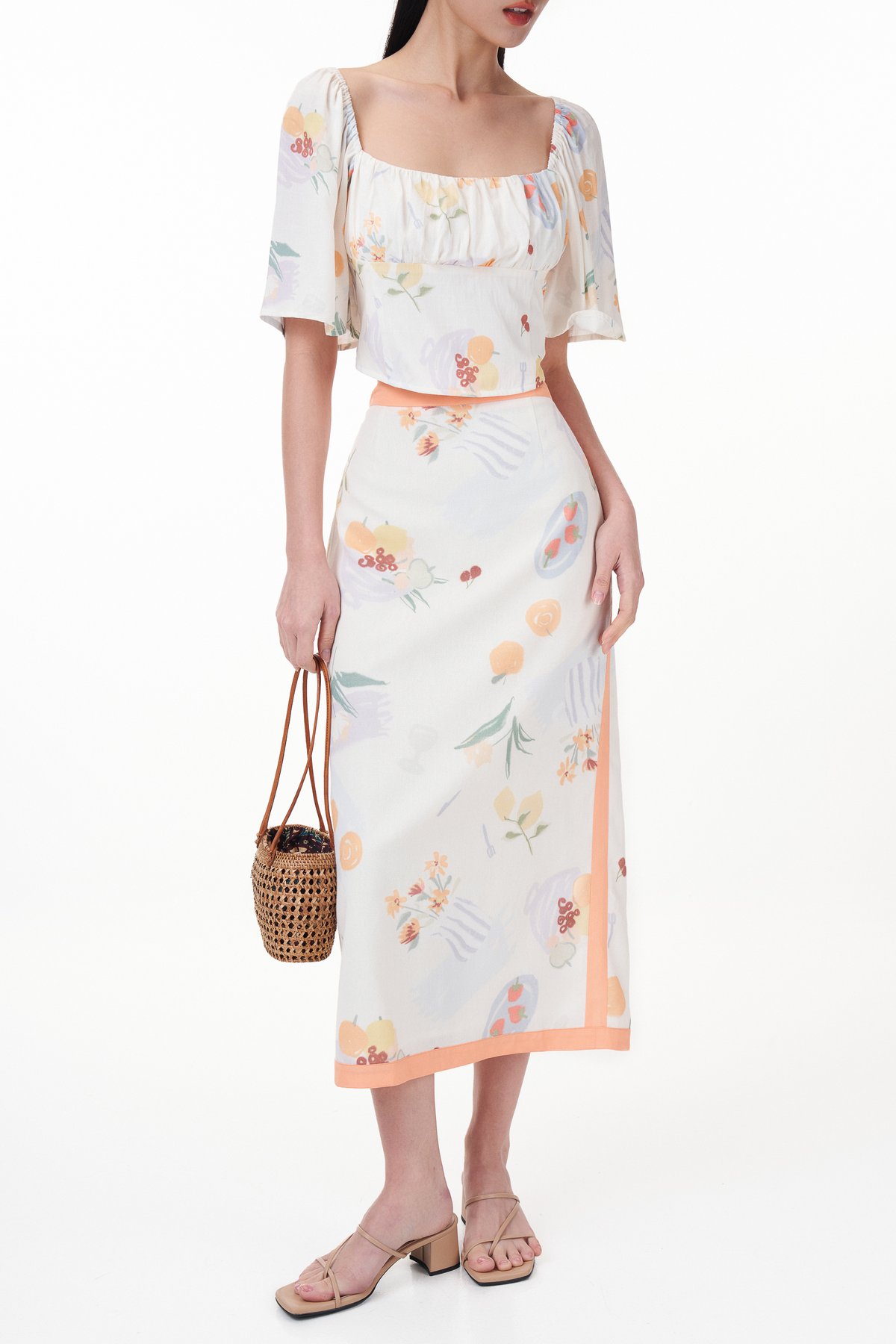 Lio Contrast Trim Skirt