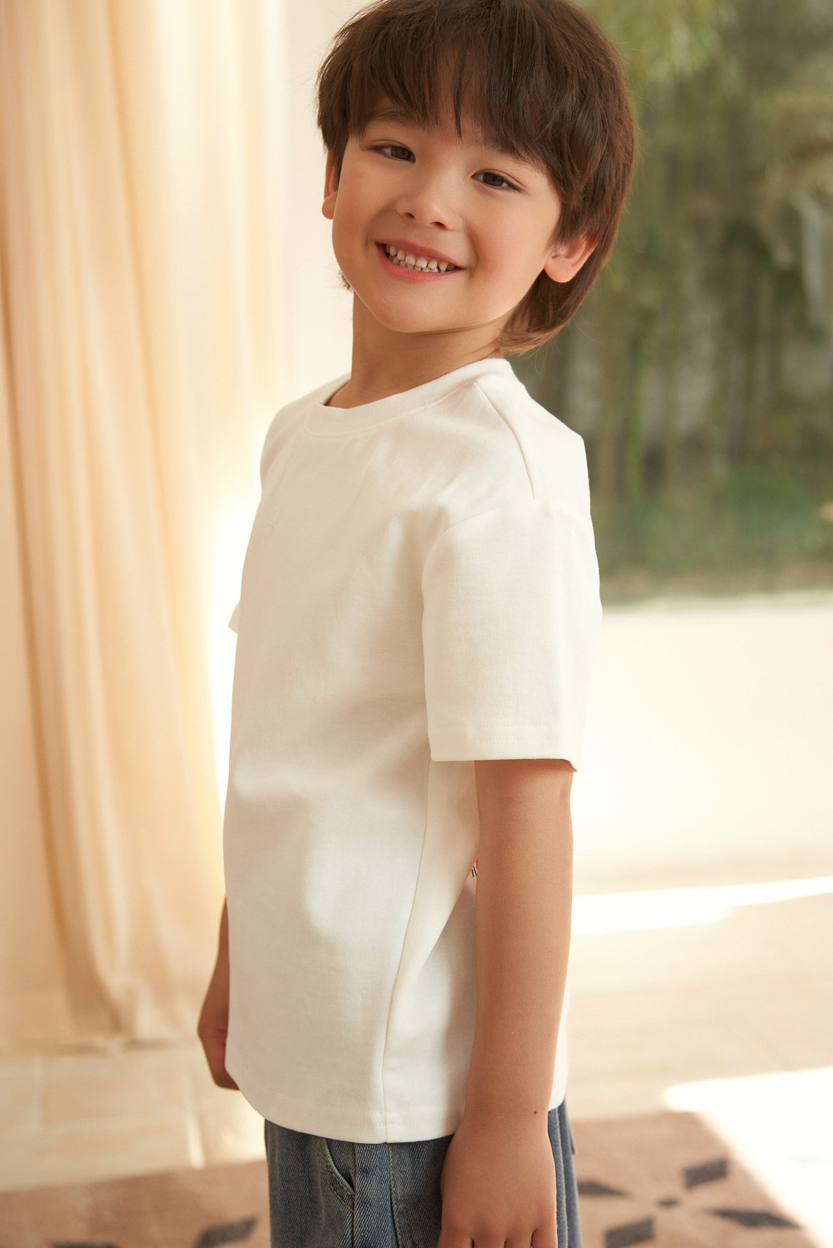  TCL X Kimberly Chan Golden Gatherings Tee (Kids) in White