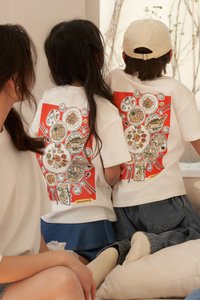  TCL X Kimberly Chan Golden Gatherings Tee (Kids) in White