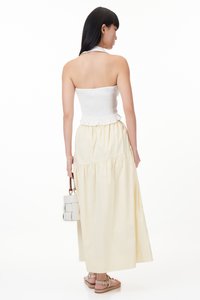 Clarise Padded Embroidered Top