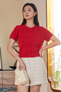 Aldina Ribbon Knit Top