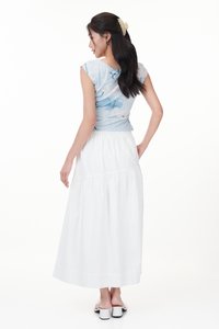 Dela Mesh Ruched Top