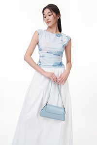 Dela Mesh Ruched Top