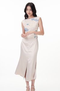 Dela Mesh Ruched Top