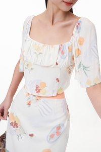 Kadi Flutter Sleeve Top