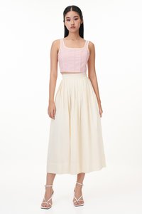 Khlole Contrast Trim Top