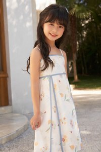 Kids' Darcie Contrast Trim Dress