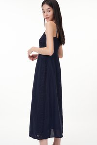 Lenda Crochet Panel Maxi Dress