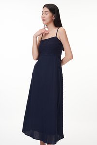 Lenda Crochet Panel Maxi Dress