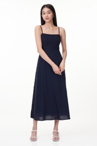 Lenda Crochet Panel Maxi Dress