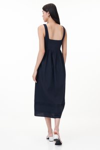 Lira Padded Side Pleats Dress