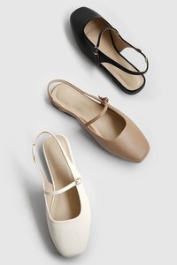 Nhibre Slingback Flats (1cm)