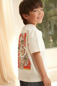  TCL X Kimberly Chan Golden Gatherings Tee (Kids) in White