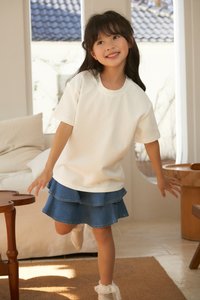  TCL X Kimberly Chan Golden Gatherings Tee (Kids) in White