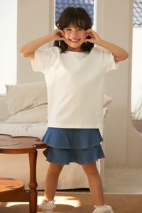  TCL X Kimberly Chan Golden Gatherings Tee (Kids) in White