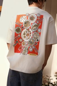 TCL X Kimberly Chan Golden Gatherings Tee (Unisex) in White