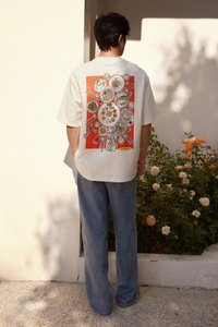 TCL X Kimberly Chan Golden Gatherings Tee (Unisex) in White