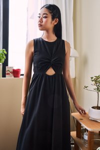 Zane Knotted Cut-Out Dress