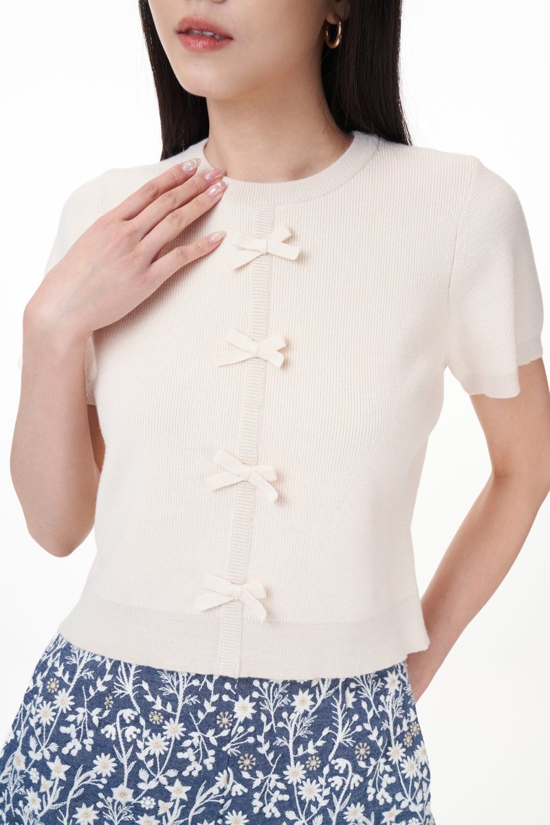 Aldina Ribbon Knit Top
