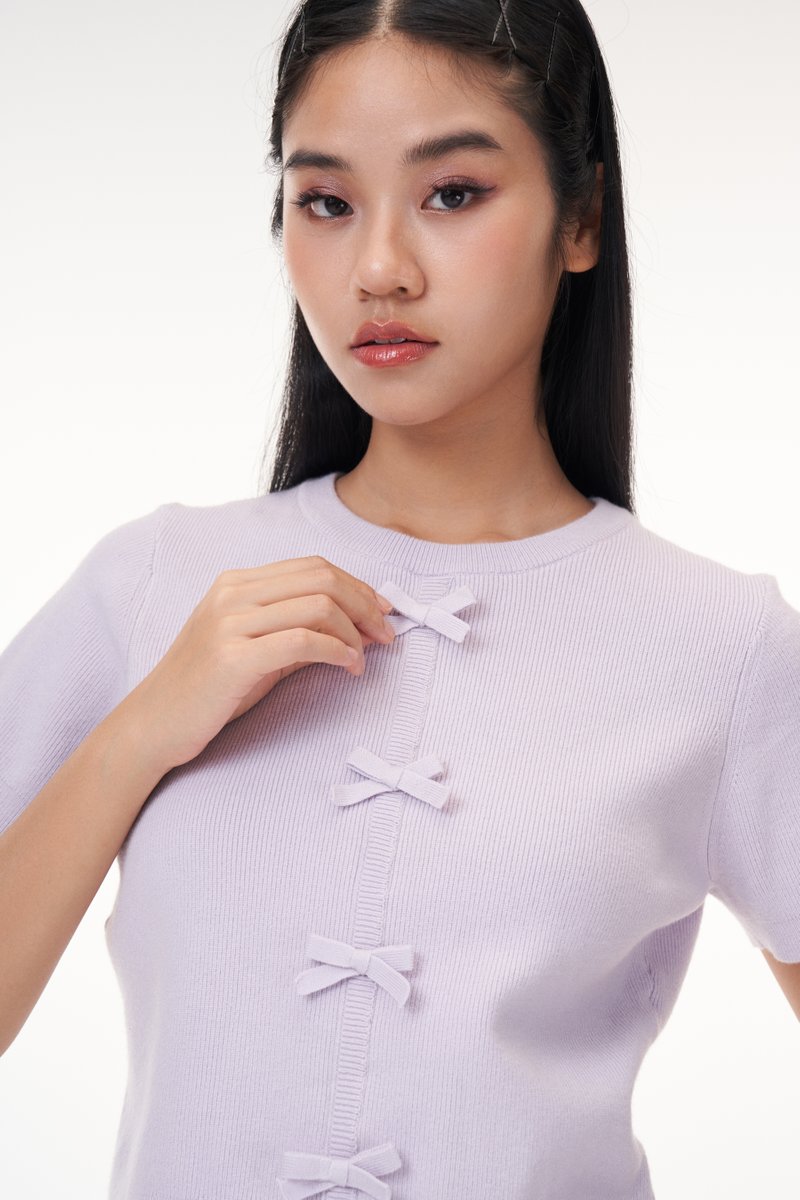 Aldina Ribbon Knit Top