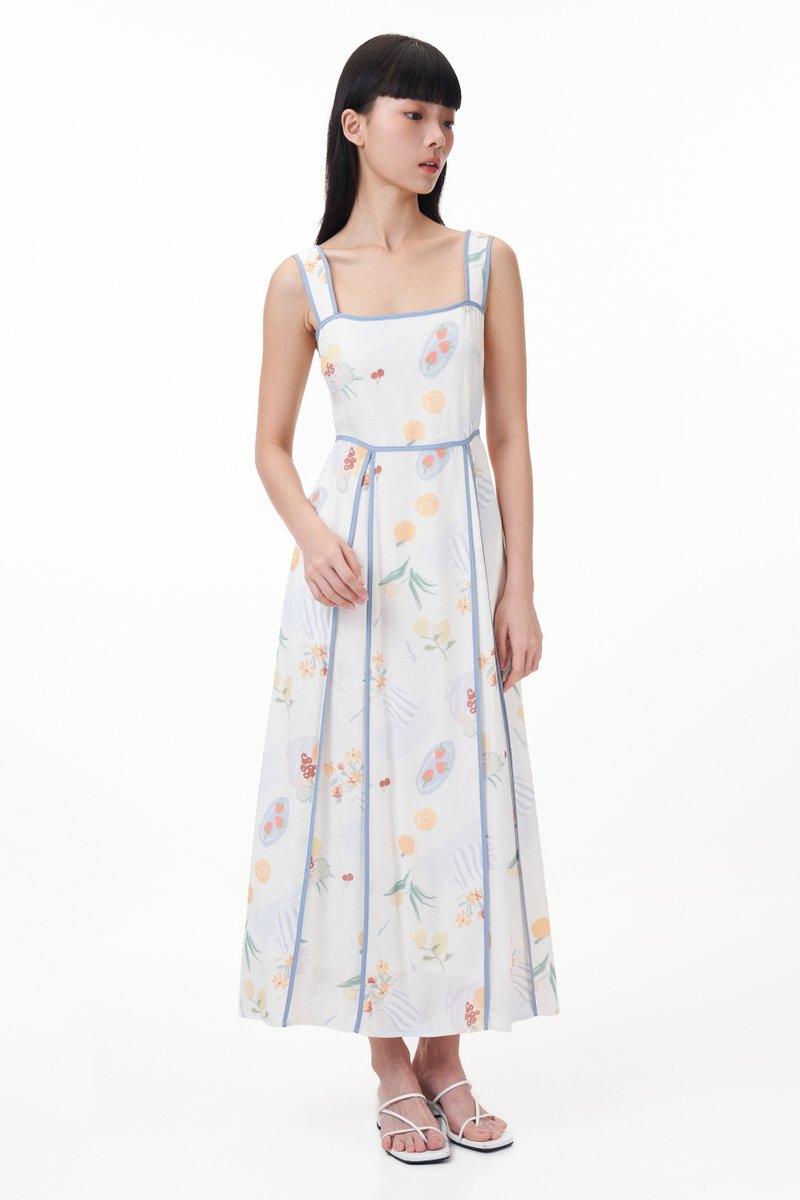 Darcie Contrast Trim Dress