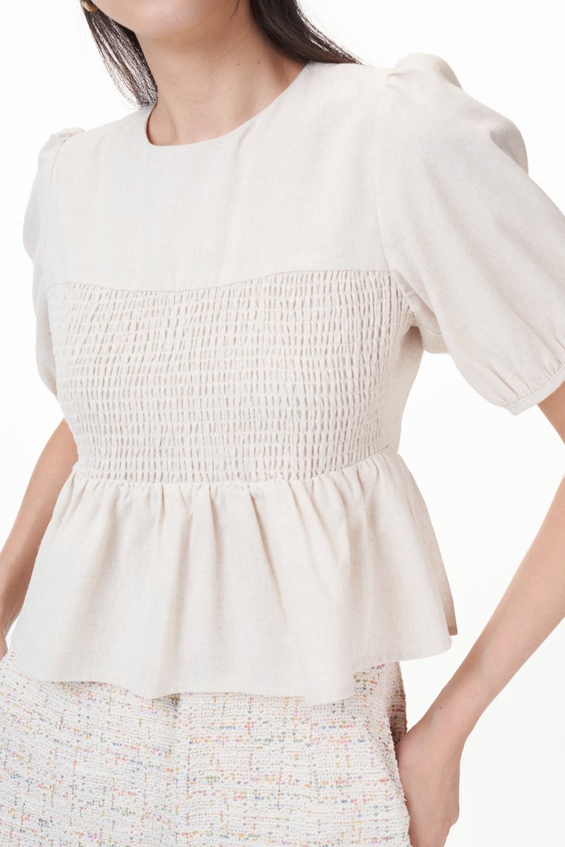Keson Smocked Top