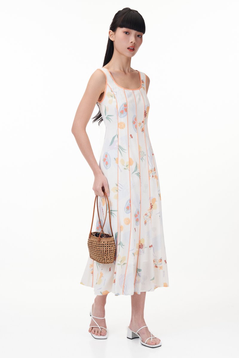 Khlole Contrast Trim Dress