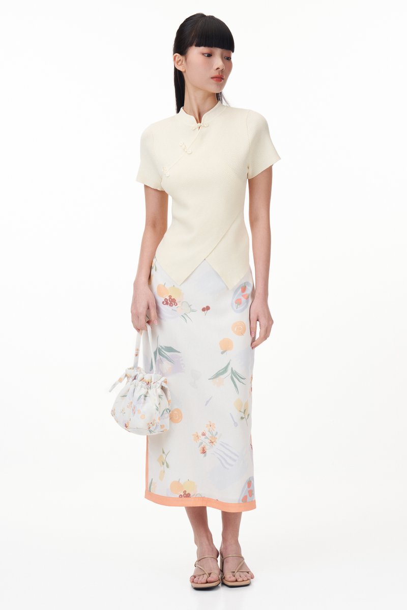 Lio Contrast Trim Skirt
