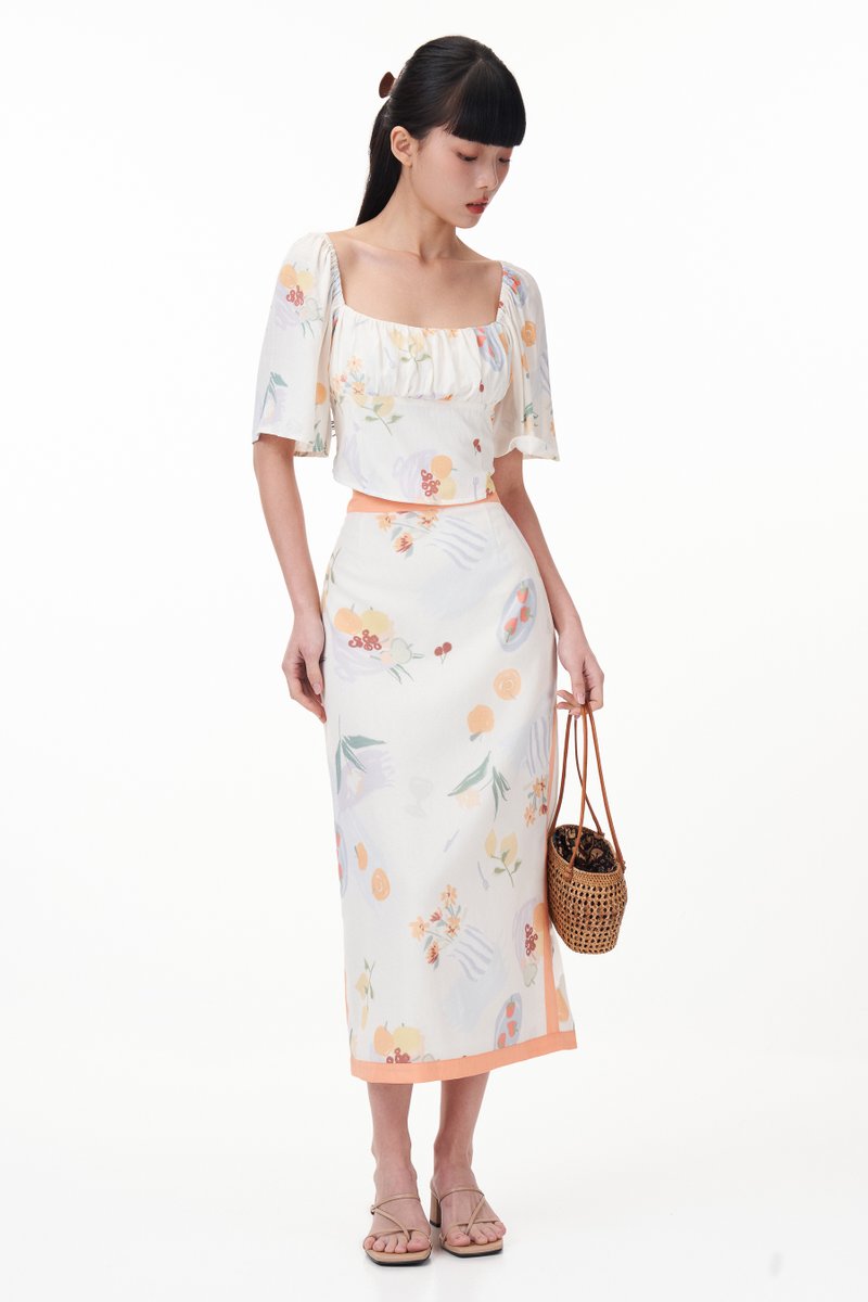 Lio Contrast Trim Skirt