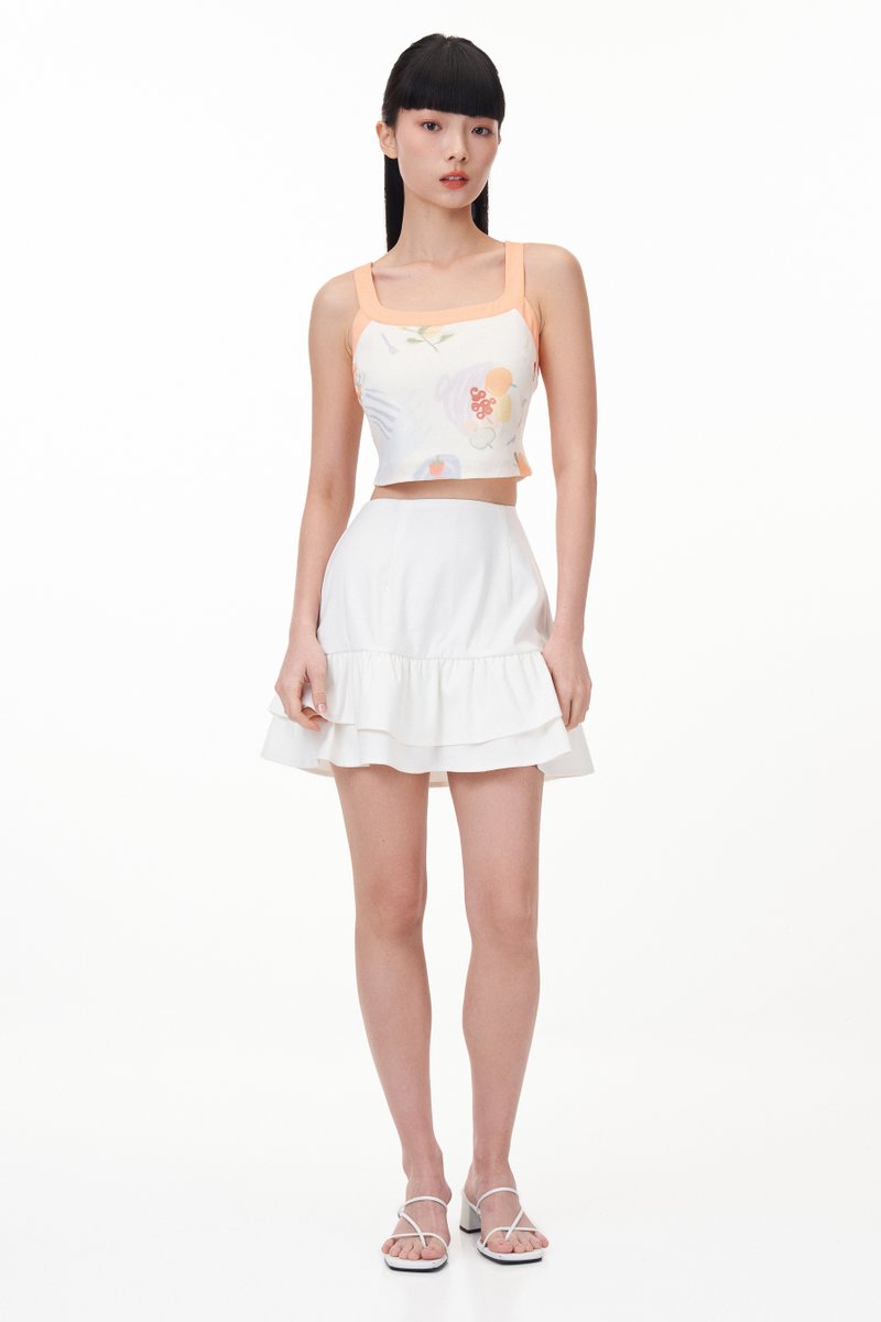 Lio Contrast Trim Top