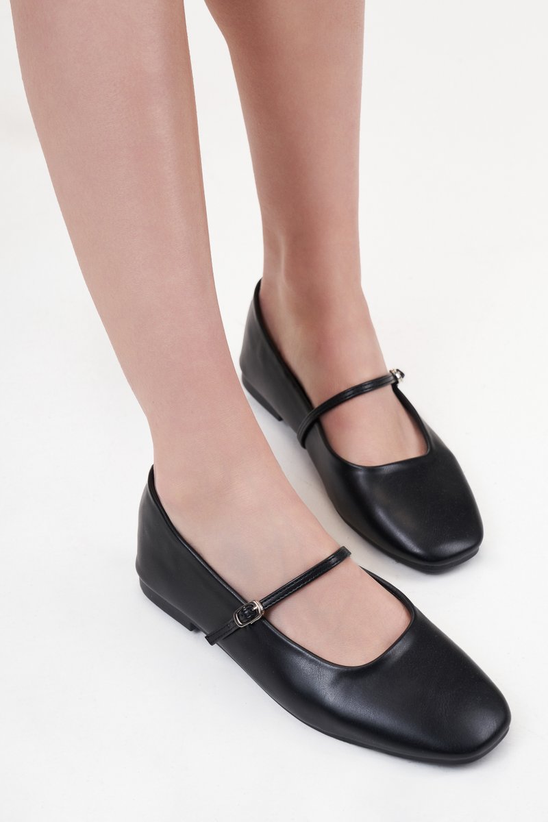Nhibre Maryjane Flats (1cm)