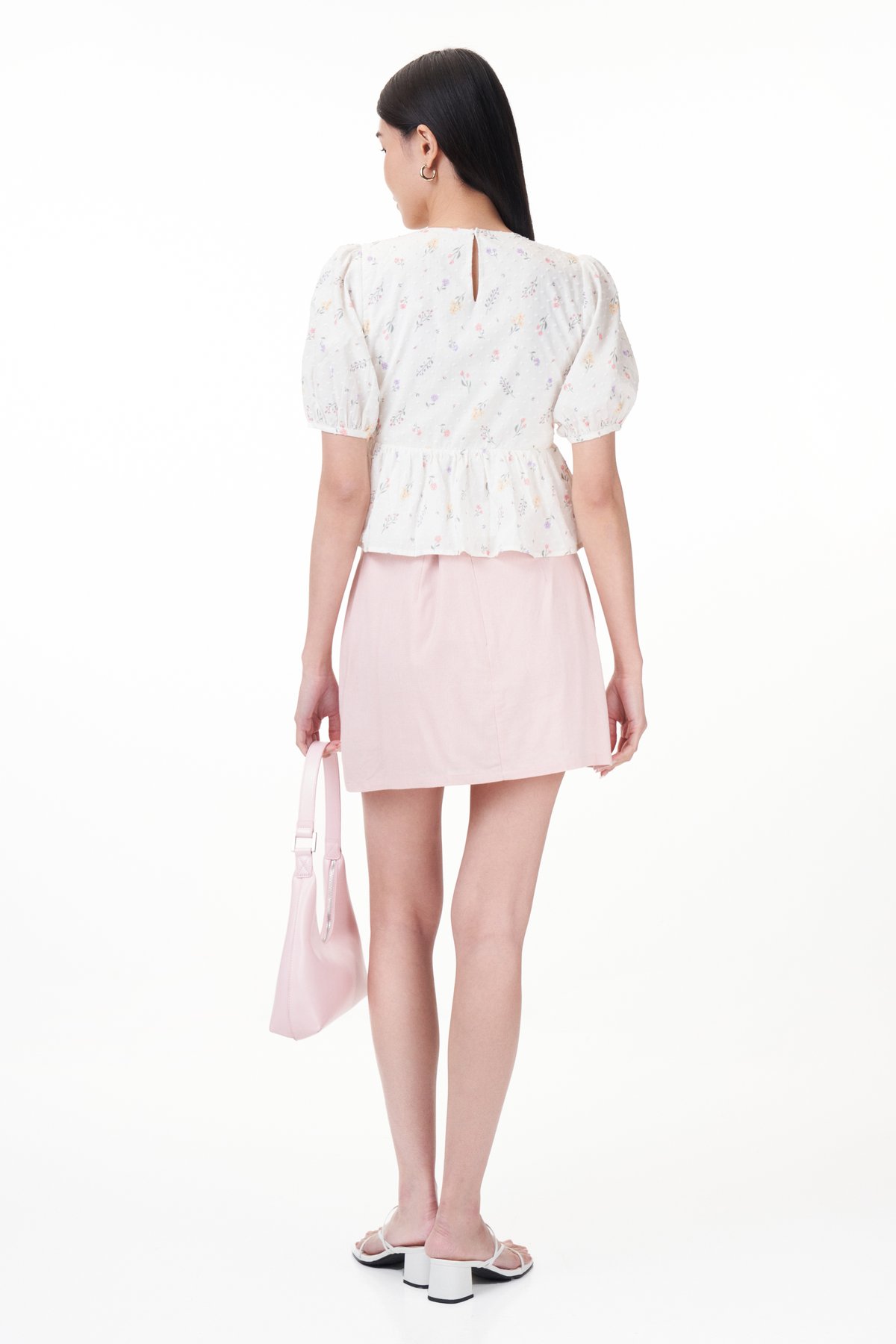 Dawn Swiss Dot Smocked Top