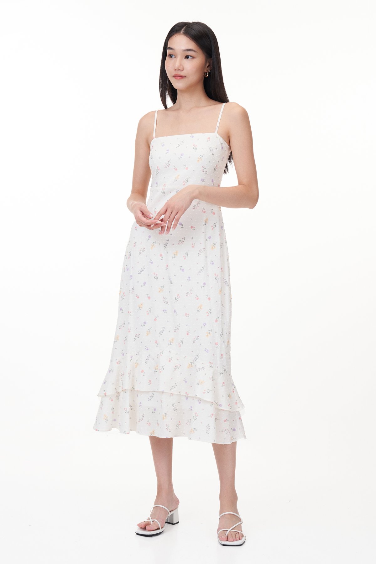 soor proom Edith Dress Swiss Dot Cloud ワンピース - ワンピース