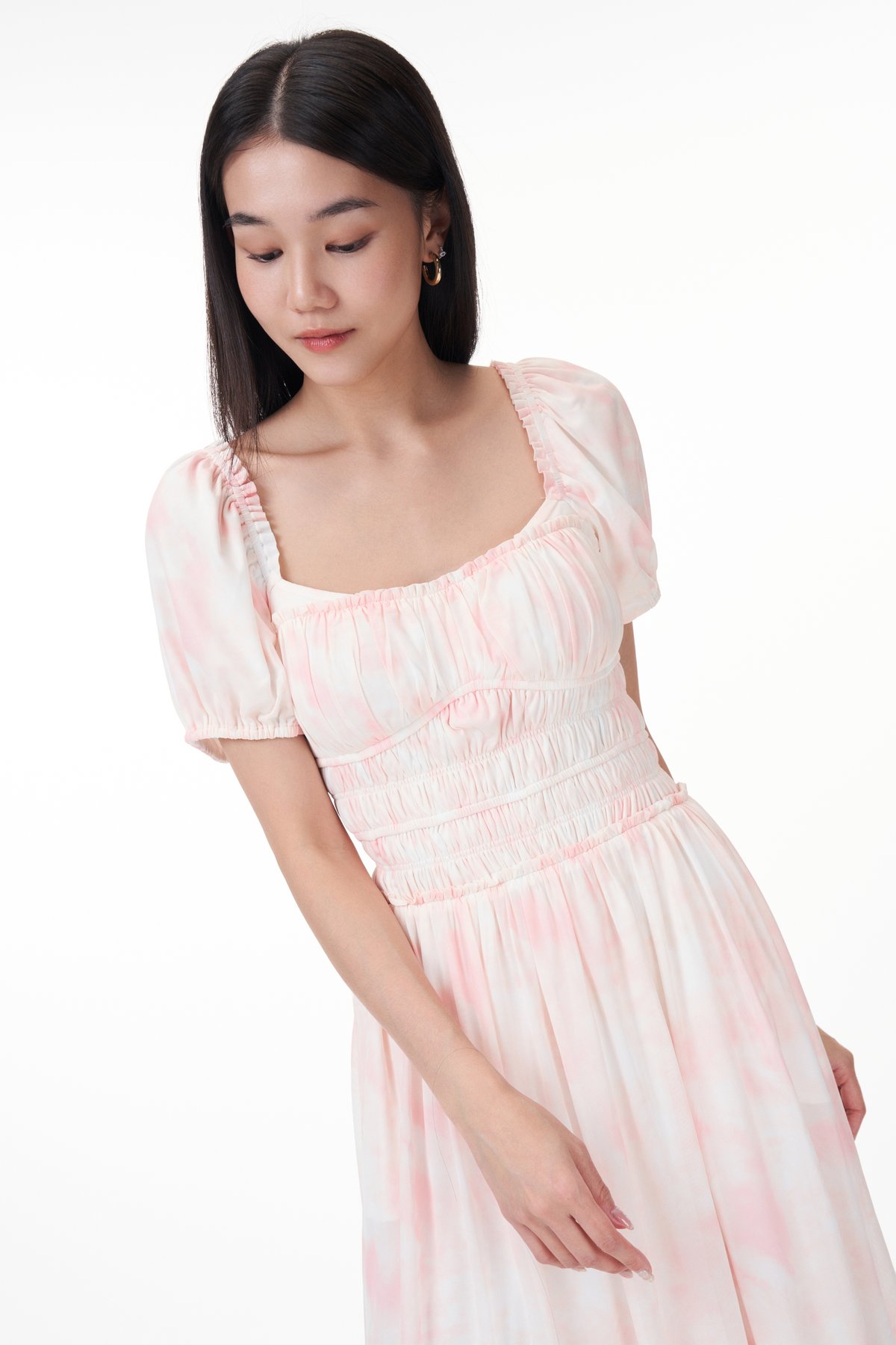 Emi Padded Mesh Dress