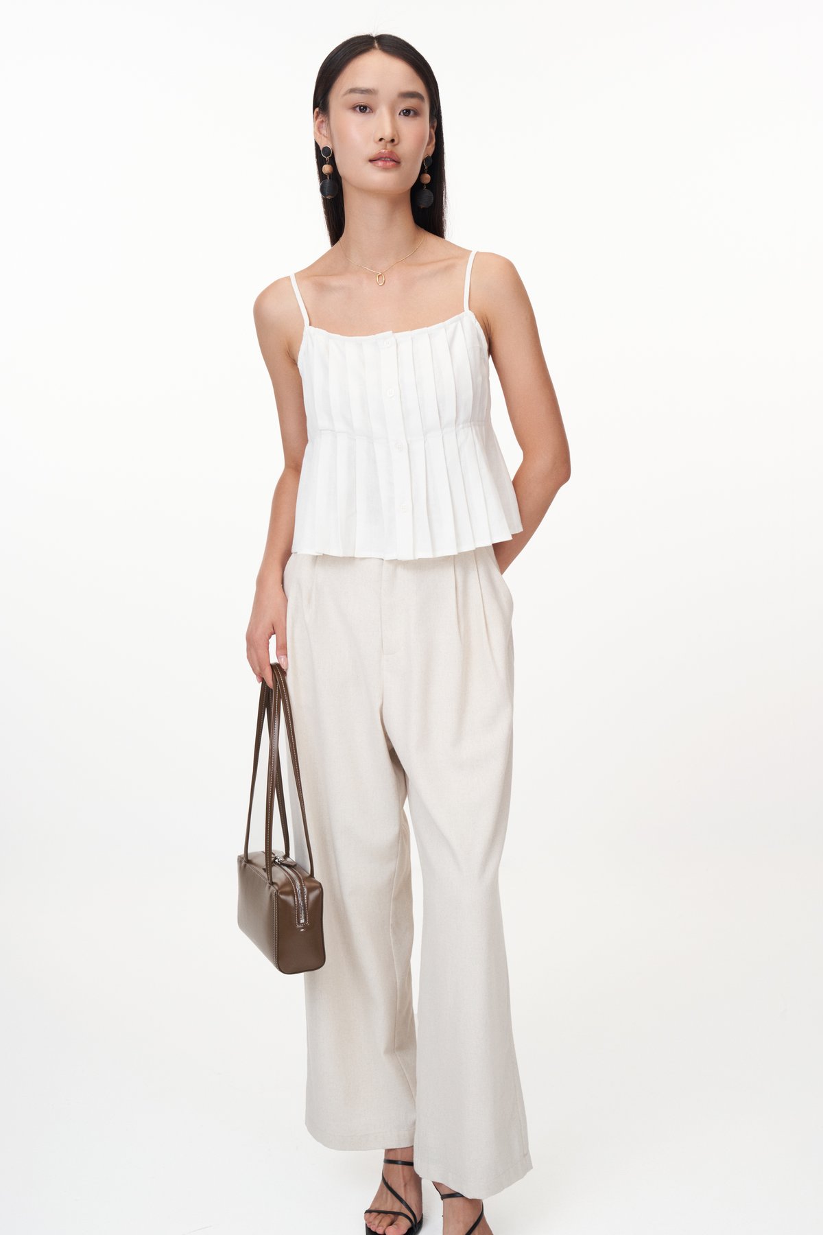 Hazel Pleated Babydoll Top