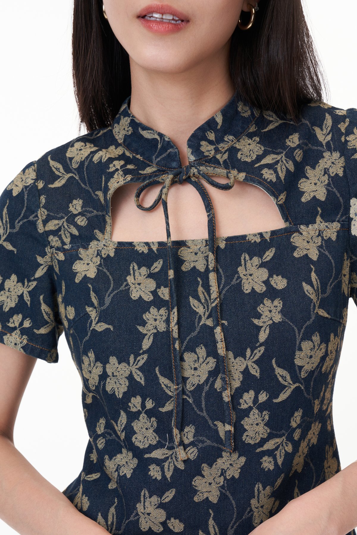 Laila Denim Dress Romper