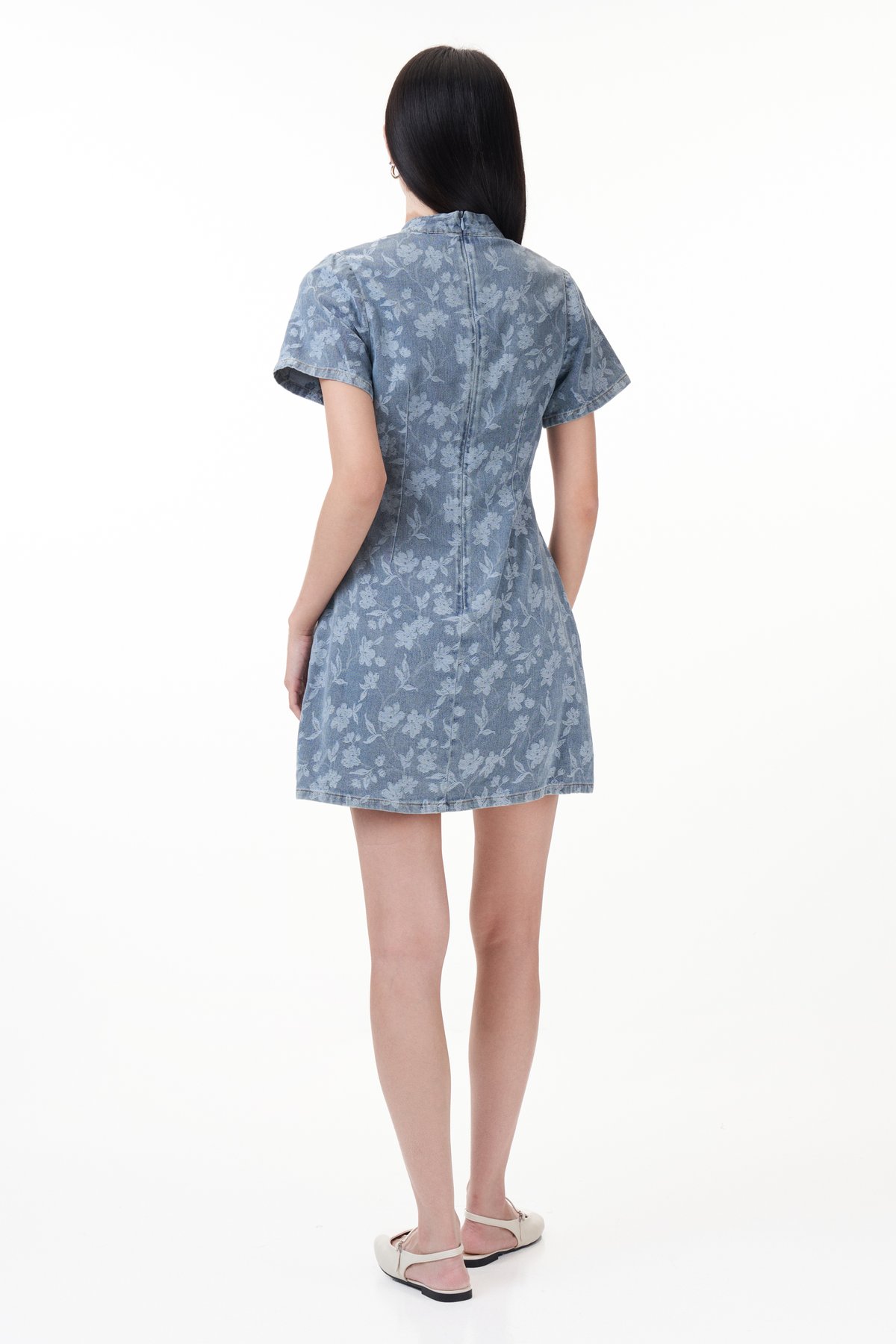 Laila Denim Dress Romper