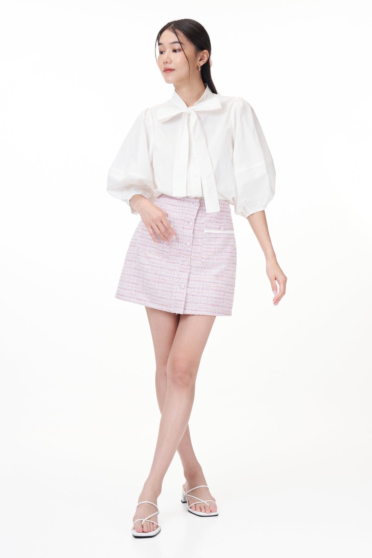 Zoie Pocket Tweed Skorts