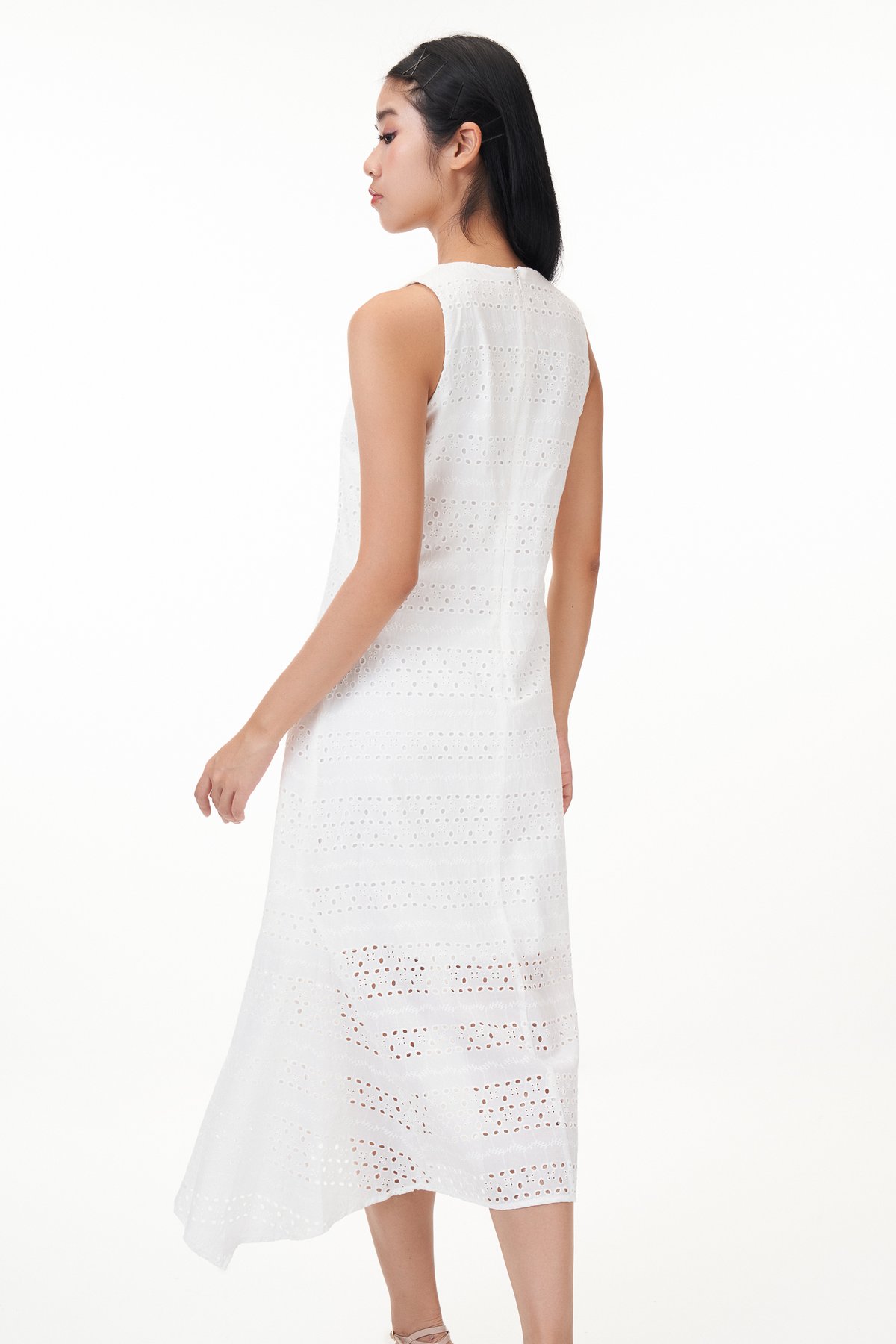 Camill Broderie Maxi Dress 