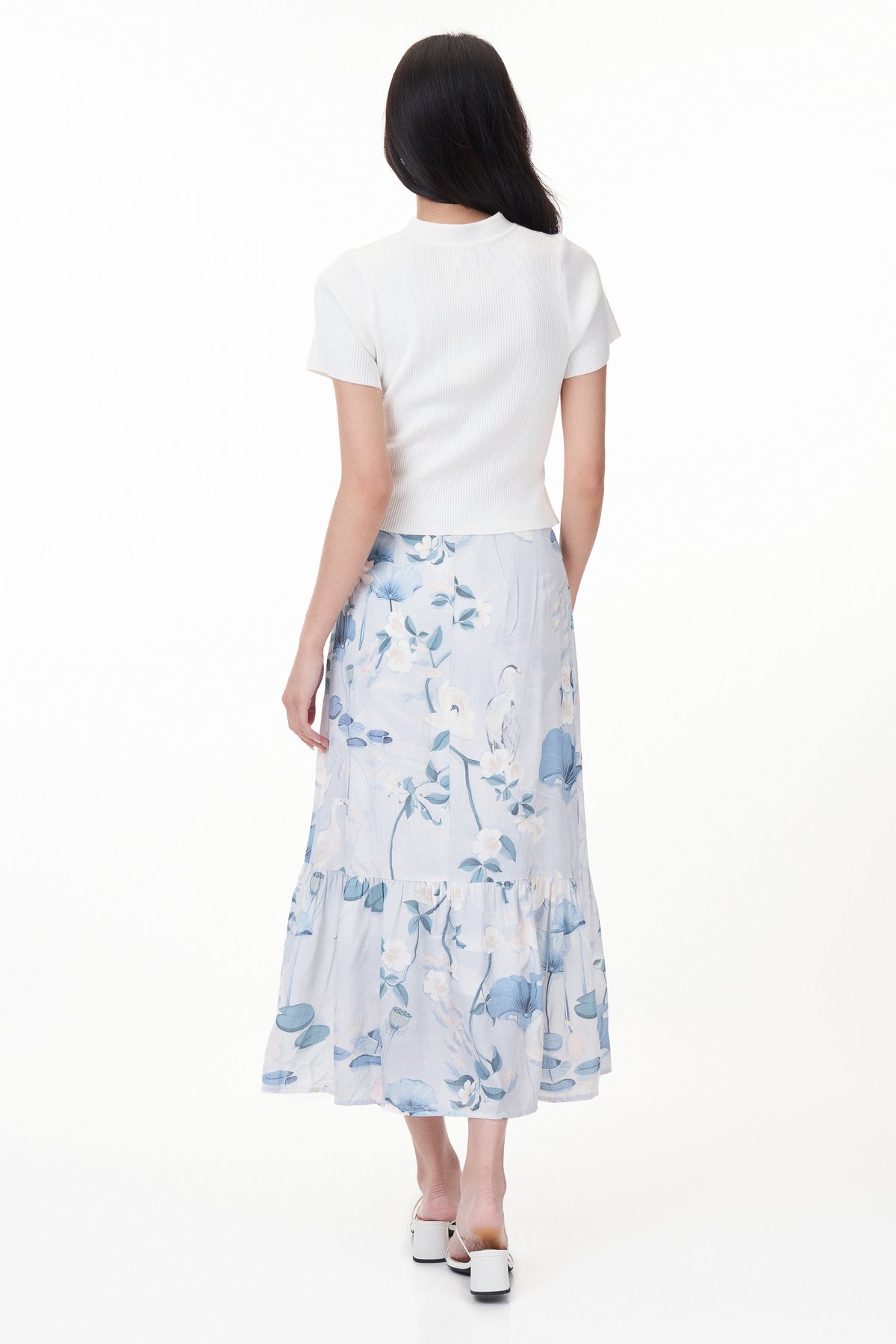 Clarice Knit Top in White