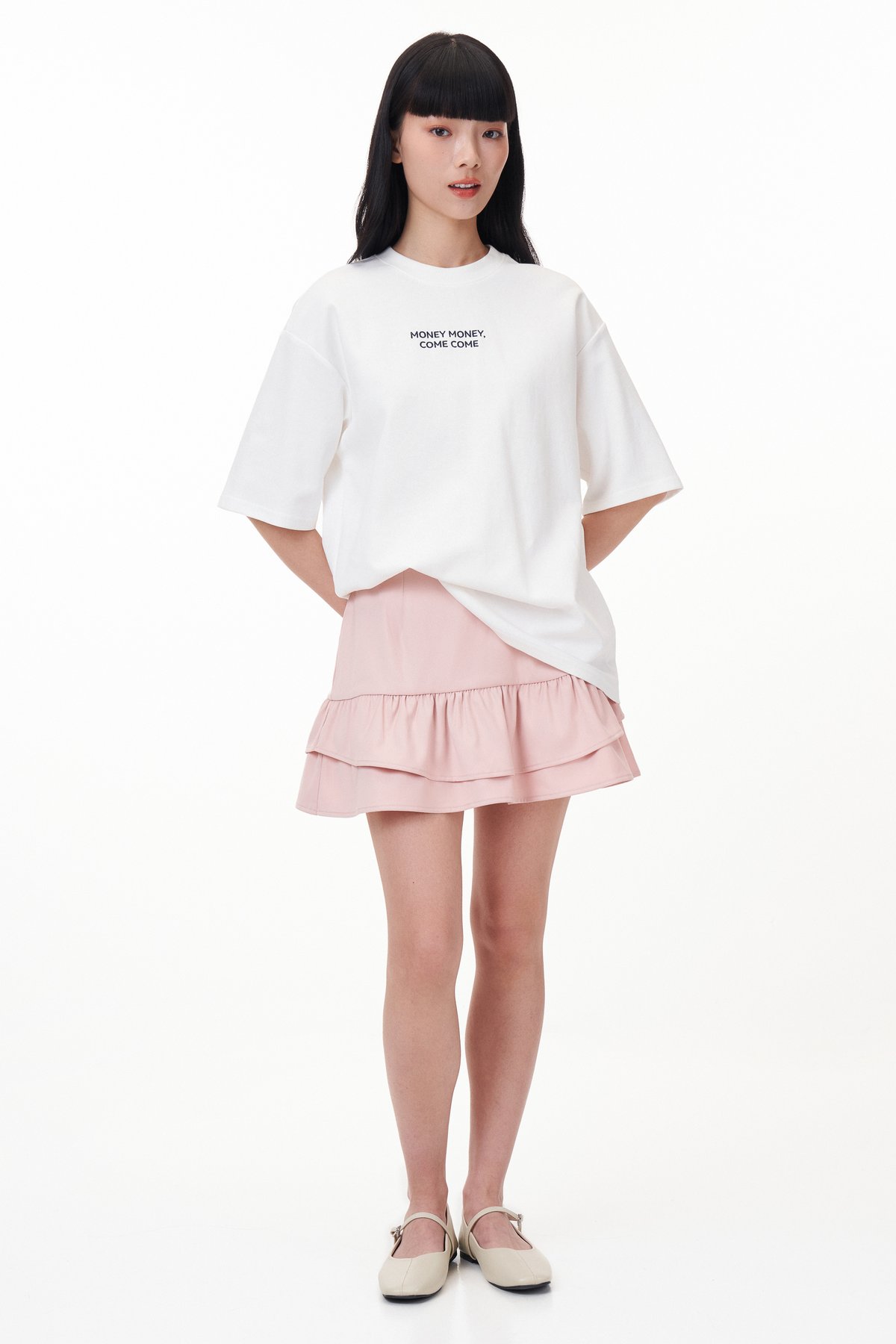 Money Money, Come Come Tee (Unisex) in White